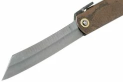 Higonokami Pocket Knife 7.3 Cm HIGOC2, Blue Paper Steel, Brown Black Glitter -KNIVESANDTOOLS Sales KT HIGOC2 03 higonokami