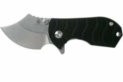 Kizer Flip Shank Ki2521A1 Black G10 Pocket Knife, Alex Shunnarah Design