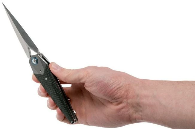 Kizer Söze Carbon Fibre Ki4513A2 Pocket Knife, Elijah Isham Design 10 Kizer Söze Carbon Fibre Ki4513A2 Pocket Knife, Elijah Isham Design - Image 8