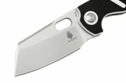 Kizer Vanguard Mini Sheepdog C01C V3488C7 Black And White Micarta, Pocket Knife -KNIVESANDTOOLS Sales KZV3488C7 03 kizer
