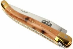 Forge De Laguiole - Natural Wood Folder, Juniperwood 9 Forge De Laguiole - Natural Wood Folder, Juniperwood -KNIVESANDTOOLS Sales LA1211GE 03 forge de laguiole vouwmes la1211ge d3
