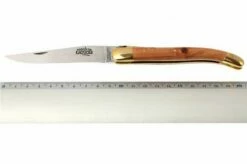Forge De Laguiole - Natural Wood Folder, Juniperwood 11 Forge De Laguiole - Natural Wood Folder, Juniperwood -KNIVESANDTOOLS Sales LA1211GE 05 forge de laguiole vouwmes la1211ge d5