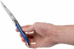 Forge De Laguiole 1211INTCBLEB 11cm, Blue Micarta, Laguiole Knife -KNIVESANDTOOLS Sales LA1211INTCBLEB 08 forge de laguiole