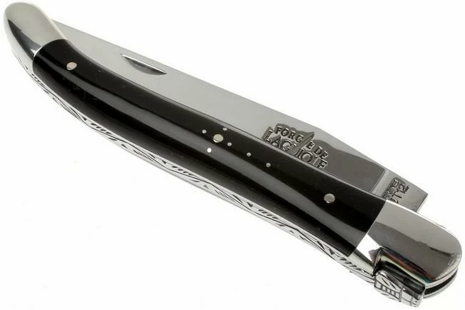 Forge De Laguiole 1211IN Pocket Knife, Black Horn 4 Forge De Laguiole 1211IN Pocket Knife, Black Horn - Image 2
