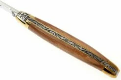 Forge De Laguiole - Natural Wood Folder, Olivewood -KNIVESANDTOOLS Sales LA1211OL 04 forge de laguiole vouwmes la1211ol d4