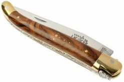 Forge De Laguiole - Natural Wood Folder, Pistachiowood 9 Forge De Laguiole - Natural Wood Folder, Pistachiowood -KNIVESANDTOOLS Sales LA1211PI 03 forge de laguiole vouwmes la1211pi d3