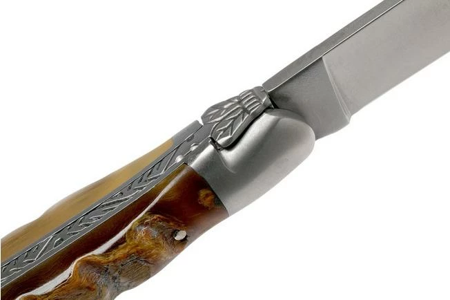 Forge De Laguiole 12 Cm 1212INBESAT Ram's Horn Laguiole Knife 8 Forge De Laguiole 12 Cm 1212INBESAT Ram's Horn Laguiole Knife - Image 6