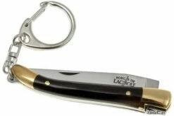 Forge De Laguiole Keychain Pocket Knife, Black Horn -KNIVESANDTOOLS Sales LA1270B 03 forge de laguiole la1270b 03