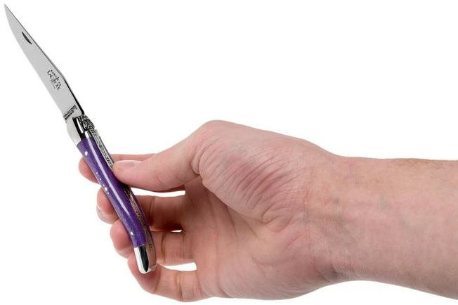 Forge De Laguiole 129INTCVIOBRI 9cm, Violet Micarta, Laguiole Knife 10 Forge De Laguiole 129INTCVIOBRI 9cm, Violet Micarta, Laguiole Knife - Image 8