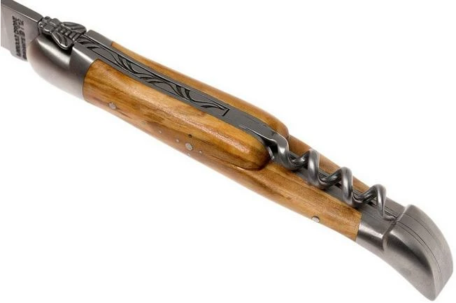 Forge De Laguiole With Corkscrew 22121INOL, Olive Wood 9 Forge De Laguiole With Corkscrew 22121INOL, Olive Wood - Image 7