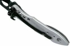 Leatherman Skeletool Knife KBx Black & Silver Pocket Knife Partially Serrated, Limited Edition 832617 -KNIVESANDTOOLS Sales LEKBX BS 05 leatherman