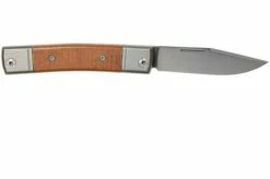 LionSteel BestMan BM1 CVN Natural Canvas Micarta Slipjoint Pocket Knife -KNIVESANDTOOLS Sales LI BM1 CVN 02 lionsteel
