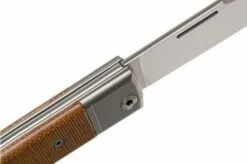 LionSteel BestMan BM1 CVN Natural Canvas Micarta Slipjoint Pocket Knife -KNIVESANDTOOLS Sales LI BM1 CVN 06 lionsteel
