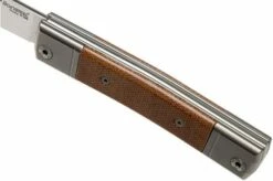 LionSteel BestMan BM1 CVN Natural Canvas Micarta Slipjoint Pocket Knife -KNIVESANDTOOLS Sales LI BM1 CVN 07 lionsteel
