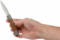 LionSteel BestMan BM1 CVN Natural Canvas Micarta Slipjoint Pocket Knife -KNIVESANDTOOLS Sales LI BM1 CVN 08 lionsteel