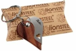 Lionsteel LionBeat Santos Wood Keyring Penknife -KNIVESANDTOOLS Sales LI LB ST 05 lionsteel lionbeat li lb st 05