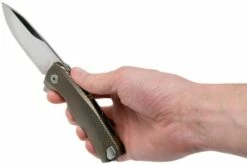 LionSteel ROK Bronze Titanium ROK B Pocket Knife -KNIVESANDTOOLS Sales LI ROK B 09 lionsteel rok
