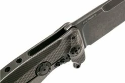 LionSteel SR11 Titanium Black, Blackwash Blade, SR11 BB Pocket Knife -KNIVESANDTOOLS Sales LI SR11 BB 06 lionsteel li sr11 bb 06