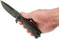 LionSteel SR11 Titanium Black, Blackwash Blade, SR11 BB Pocket Knife -KNIVESANDTOOLS Sales LI SR11 BB 08 lionsteel li sr11 bb 08