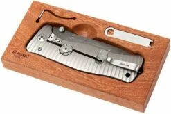 LionSteel SR1 Raindrop Damascus SR1-DR Pocket Knife -KNIVESANDTOOLS Sales LI SR1DR G 09 lionsteel li sr1dr g 09