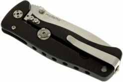 LionSteel SR-2A-BS, Aluminium, Black/matt -KNIVESANDTOOLS Sales LI SR2A BS 04 lionsteel li sr2a bs d4