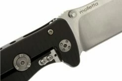 LionSteel SR-2A-BS, Aluminium, Black/matt -KNIVESANDTOOLS Sales LI SR2A BS 05 lionsteel li sr2a bs d5