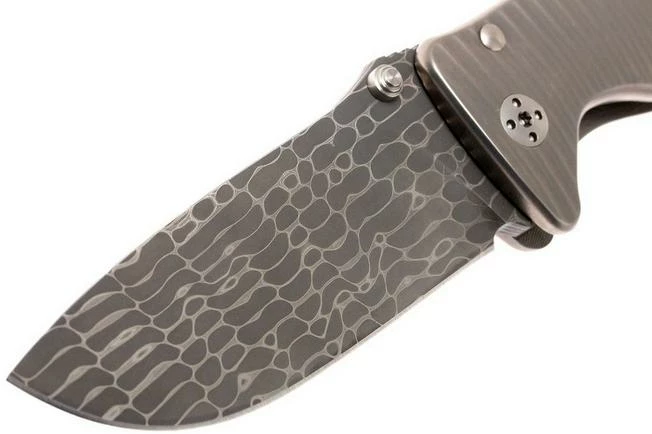 LionSteel SR2 Lizard Damascus SR2-DL Pocket Knife 5 LionSteel SR2 Lizard Damascus SR2-DL Pocket Knife - Image 3