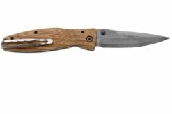 Mcusta MC-0182D Sengoku Toyotomi Hideyoshi, Yellow Pakka Wood, Gentleman's Knife -KNIVESANDTOOLS Sales MC 0182D 02 mcusta