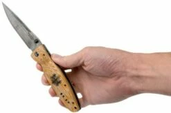 Mcusta MC-0182D Sengoku Toyotomi Hideyoshi, Yellow Pakka Wood, Gentleman's Knife -KNIVESANDTOOLS Sales MC 0182D 08 mcusta