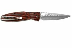 Mcusta MC-0183G Sengoku Tokugawa Ieyasu SPG2, Red Pakka Wood, Gentleman's Knife -KNIVESANDTOOLS Sales MC 0183G 02 mcusta