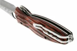 Mcusta MC-0183G Sengoku Tokugawa Ieyasu SPG2, Red Pakka Wood, Gentleman's Knife -KNIVESANDTOOLS Sales MC 0183G 04 mcusta