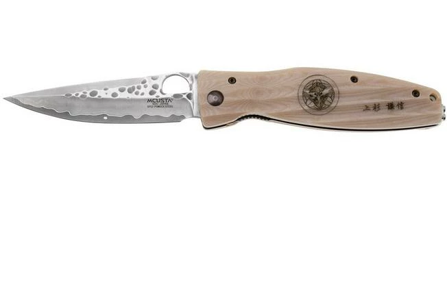 Mcusta MC-0185G Sengoku Uesugi Kenshin SPG2, White Micarta, Gentleman's Knife 3 Mcusta MC-0185G Sengoku Uesugi Kenshin SPG2, White Micarta, Gentleman's Knife