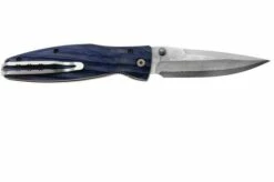 Mcusta MC-0186D Sengoku Date Masamune, Blue Pakkawood, Gentleman's Knife -KNIVESANDTOOLS Sales MC 0186D 02 mcusta