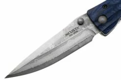 Mcusta MC-0186D Sengoku Date Masamune, Blue Pakkawood, Gentleman's Knife -KNIVESANDTOOLS Sales MC 0186D 03 mcusta