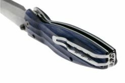 Mcusta MC-0186D Sengoku Date Masamune, Blue Pakkawood, Gentleman's Knife -KNIVESANDTOOLS Sales MC 0186D 04 mcusta