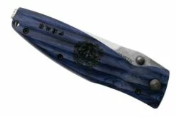 Mcusta MC-0186D Sengoku Date Masamune, Blue Pakkawood, Gentleman's Knife -KNIVESANDTOOLS Sales MC 0186D 06 mcusta