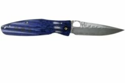 Mcusta MC-0186G Sengoku Date Masamune, Blue Pakkawood, Gentleman's Knife -KNIVESANDTOOLS Sales MC 0186G 02 mcusta
