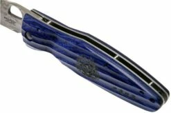 Mcusta MC-0186G Sengoku Date Masamune, Blue Pakkawood, Gentleman's Knife -KNIVESANDTOOLS Sales MC 0186G 07 mcusta