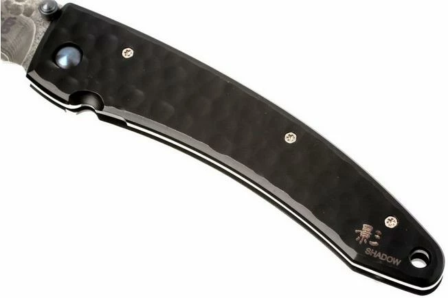 Mcusta Tsuchi Large, Handle/blade: Black Steel And Damascus 5 Mcusta Tsuchi Large, Handle/blade: Black Steel And Damascus - Image 3