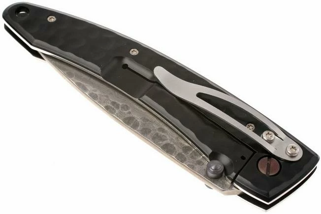 Mcusta Tsuchi Large, Handle/blade: Black Steel And Damascus 6 Mcusta Tsuchi Large, Handle/blade: Black Steel And Damascus - Image 4