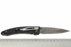 Mcusta Tsuchi Large, Handle/blade: Black Steel And Damascus 13 Mcusta Tsuchi Large, Handle/blade: Black Steel And Damascus -KNIVESANDTOOLS Sales MC114BD 06 mcusta tsuchi zwart aluminium damast mc114bd d6