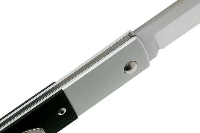 Maserin In-Estro Black Micarta 165/MCN Slipjoint Pocket Knife 8 Maserin In-Estro Black Micarta 165/MCN Slipjoint Pocket Knife - Image 6