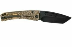 Medford Slim Midi Marauder S35VN Tanto Black PVD, Bronze Hammered Handle Pocket Knife -KNIVESANDTOOLS Sales MF 20 SMM 09 02 medford
