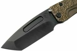 Medford Slim Midi Marauder S35VN Tanto Black PVD, Bronze Hammered Handle Pocket Knife -KNIVESANDTOOLS Sales MF 20 SMM 09 03 medford