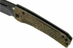 Medford Slim Midi Marauder S35VN Tanto Black PVD, Bronze Hammered Handle Pocket Knife -KNIVESANDTOOLS Sales MF 20 SMM 09 07 medford