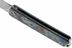 Medford Gentleman Jack S35VN, Tumbled Blade, Faced Galaxy Handle, Silver Hardware Pocket Knife -KNIVESANDTOOLS Sales MF 21 GJ 04 05 medford