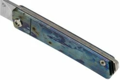 Medford Gentleman Jack S35VN, Tumbled Blade, Faced Galaxy Handle, Silver Hardware Pocket Knife -KNIVESANDTOOLS Sales MF 21 GJ 04 07 medford