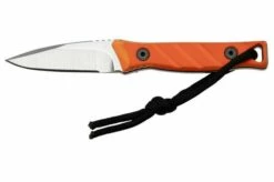 Medford Necromancer S35VN Tumbled Blade, Orange G10 Handle, Neck Knife
