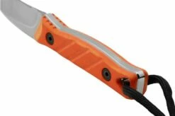 Medford Necromancer S35VN Tumbled Blade, Orange G10 Handle, Neck Knife -KNIVESANDTOOLS Sales MF 22 NM 04 04 medford