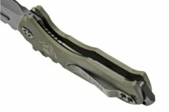 Medford Praetorian Scout M/P D2, Black Tanto Blade, OD Green G10 Pocket Knife -KNIVESANDTOOLS Sales MF 22 SP 01 05 medford